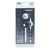CableWholesale Bluetooth Wireless Sports Earbuds w/in-line Microphone, Control Buttons, White